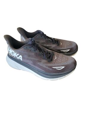 Hoka Black Clifton 9 Trainers Athletic Shoes Size 8.5 B